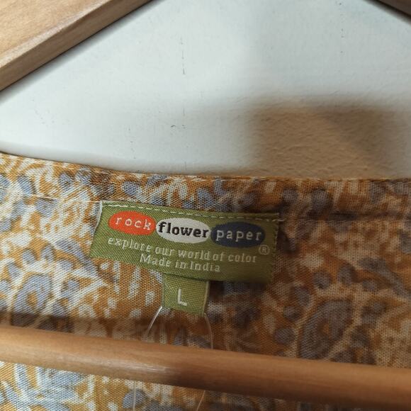 Rock Flower Paper Juliet Mustard Floral Tassel Tunic - Picture 8 of 9